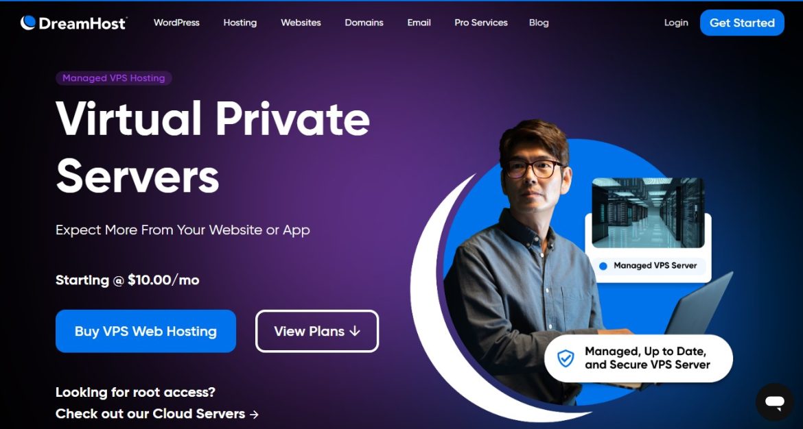 Dreamhost VPS hosting service